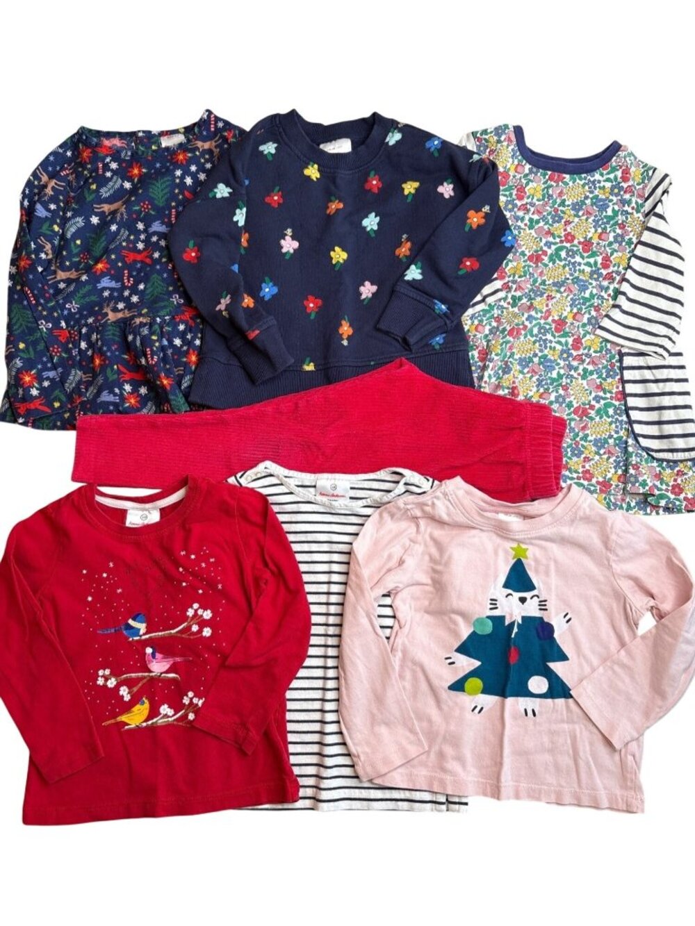 4T Hanna Andersson & Mini Boden 8 Piece Winter Holiday Bundle